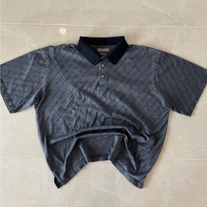 Vintage Style Gray Polo Shirt